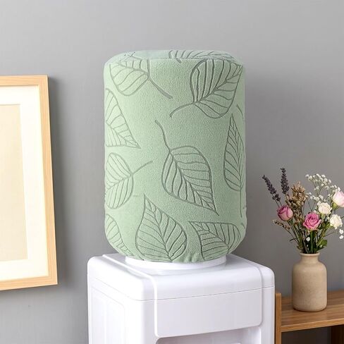 5 Gallon Water Dispenser Barrel Dust Cover, Elastic Water Bottle Cover Decor Protector Sleeve Stretchable Polyester Fabric Bucket Covers for Home Office Use (Green) in Kuwait