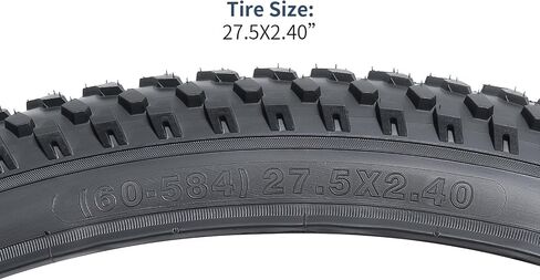 YUNSCM 2-PCS 27.5 بوصة إطارات الدراجة 27.5x2.40 (60-684) متوافقة مع إطارات الدراجة الجبلية 27.5x2.40 in Kuwait