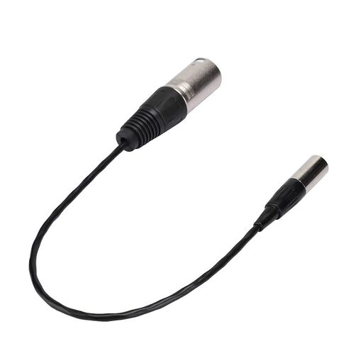 Mini XLR 3PIN Male to XLR 3PIN Male Audio Cable, Transfering Camera Microphone Interface with 30cm Length for Cameras, SLR Cameras, Photography Equipment in Kuwait