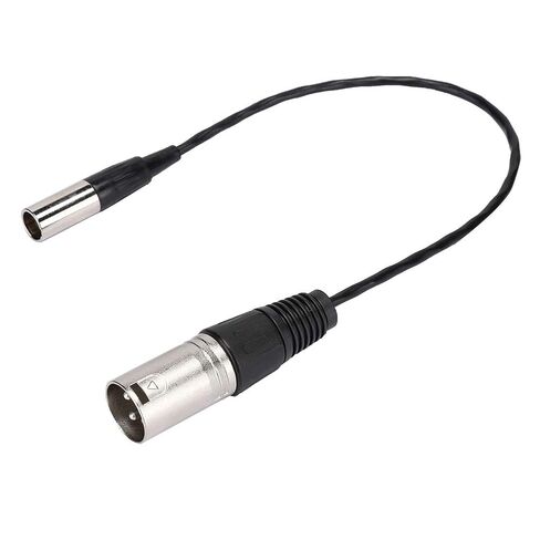 Mini XLR 3PIN Male to XLR 3PIN Male Audio Cable, Transfering Camera Microphone Interface with 30cm Length for Cameras, SLR Cameras, Photography Equipment in Kuwait