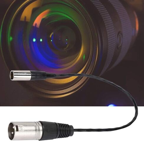 Mini XLR 3PIN Male to XLR 3PIN Male Audio Cable, Transfering Camera Microphone Interface with 30cm Length for Cameras, SLR Cameras, Photography Equipment in Kuwait