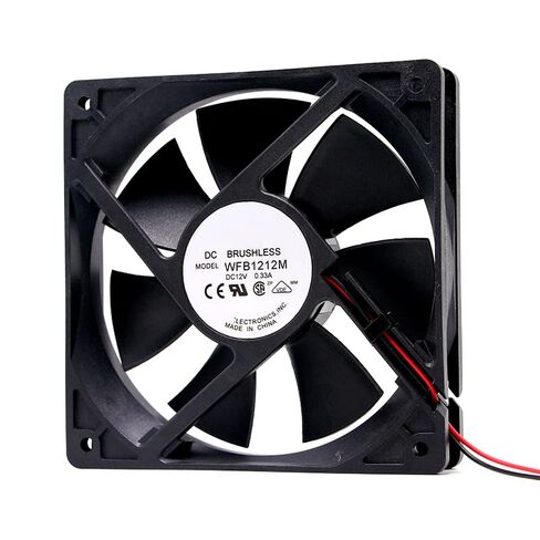 WFB1212M DC12V 0.33A 2-سلك العاكس مروحة التبريد 120x120x25mm 12 سم in Kuwait