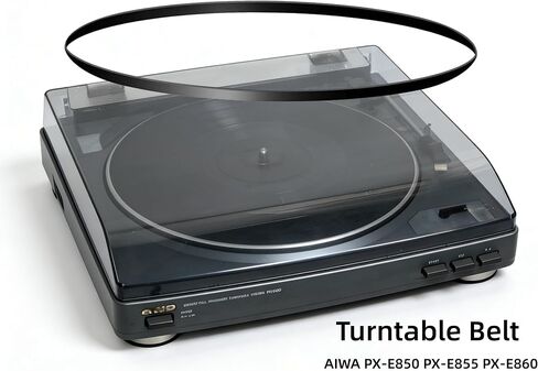 حزام القرص الدوار لـ AIWA PX-E850 PX-E860 AP-2600 AP-2100 AP-D35 - يوقف ضوضاء المحرك ومشكلات السرعة، حزام مشغل التسجيل المطاطي الياباني in Kuwait