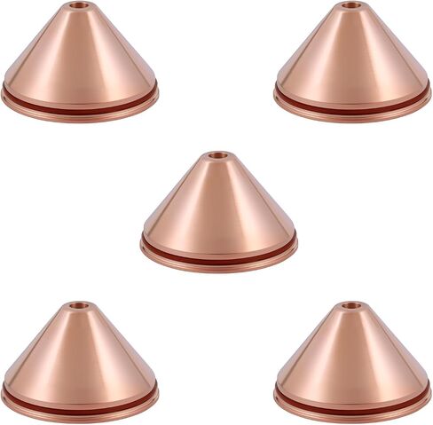 5Pcs 420249 Electrode Fit for Hypertherm XPR 130A Plasma Consumables | Pure Copper Plasma Cutting Mild Steel Consumables for DIY & Industrial Metal Cutting in Kuwait