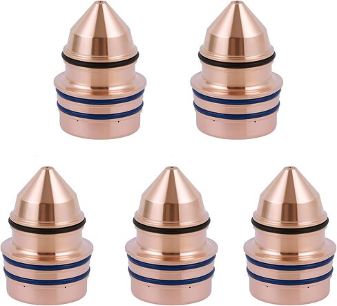 5Pcs 420249 Electrode Fit for Hypertherm XPR 130A Plasma Consumables | Pure Copper Plasma Cutting Mild Steel Consumables for DIY & Industrial Metal Cutting in Kuwait