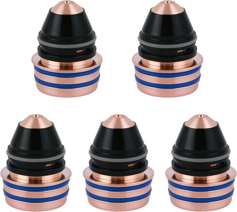 5Pcs 420249 Electrode Fit for Hypertherm XPR 130A Plasma Consumables | Pure Copper Plasma Cutting Mild Steel Consumables for DIY & Industrial Metal Cutting in Kuwait
