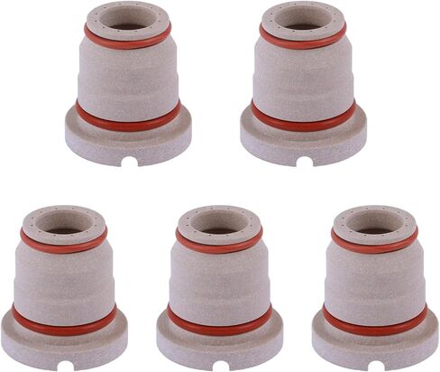 5Pcs 420249 Electrode Fit for Hypertherm XPR 130A Plasma Consumables | Pure Copper Plasma Cutting Mild Steel Consumables for DIY & Industrial Metal Cutting in Kuwait