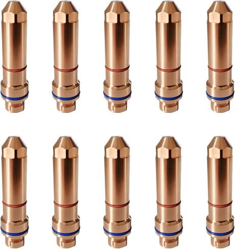 5Pcs 420249 Electrode Fit for Hypertherm XPR 130A Plasma Consumables | Pure Copper Plasma Cutting Mild Steel Consumables for DIY & Industrial Metal Cutting in Kuwait