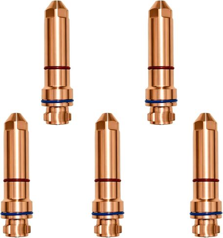 5Pcs 420249 Electrode Fit for Hypertherm XPR 130A Plasma Consumables | Pure Copper Plasma Cutting Mild Steel Consumables for DIY & Industrial Metal Cutting in Kuwait
