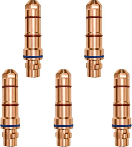 5Pcs 420249 Electrode Fit for Hypertherm XPR 130A Plasma Consumables | Pure Copper Plasma Cutting Mild Steel Consumables for DIY & Industrial Metal Cutting in Kuwait