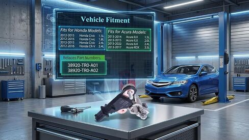 مستشعر تيار البطارية JOLINO 38920-TR0-A02 مع موصل ضفيرة، استبدال المستشعر لـ 2012-2015 Honda Civic، 2012-2016 Honda CR-V، 2013-2021 Acura ILX، 2013-2018 Acura RDX - OEM 38920-TR0-A01/02 in Kuwait