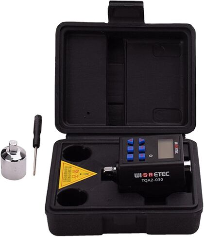 Torque Adapter Electronic Torque Meter Wrench Adjustable Digital Display Measuring Tester Peak Tracking Function Steel Construction Suitable, TQA2-030 in Kuwait