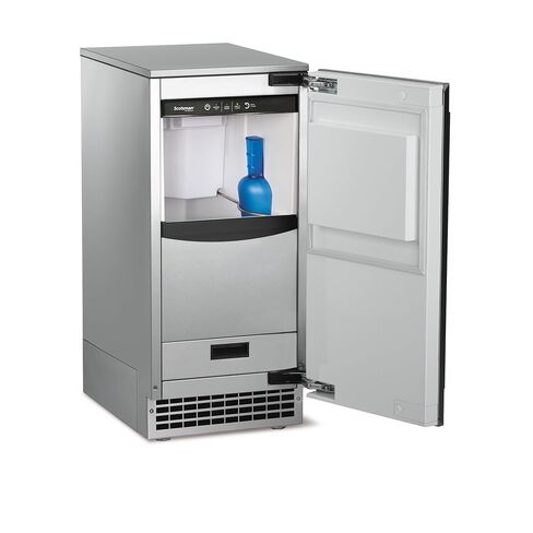 ماكينة صنع الثلج Scotsman SRNG110A-1SS Brilliance™ التي توضع تحت سطح العمل، من الفولاذ المقاوم للصدأ، 110 رطل/يوم، حاوية سعة 26 رطل، مبردة بالهواء in Kuwait