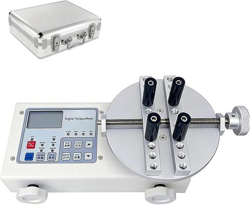 Digital Torque Meter for Bottles, Portable Torsion Cap Gauge, Adjustable 10-160mm Diameter, 3 Unit Conversion (N.m/Lbf.in/Kgf.cm), with Peak/Real Time Modes in Kuwait