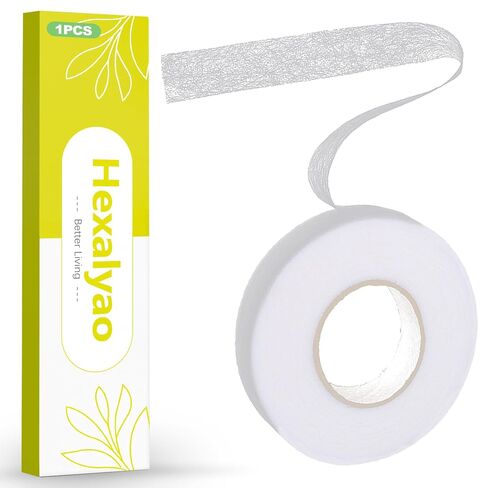 No Sew Iron On Hem Tape 2cm x 70 Yards Strong Adhesive Fabric Fusing Tape Washable Hemming Strip for Pants Curtains Dresses White DIY Sewing Fix in Kuwait