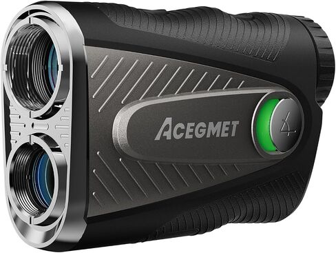 ACEGMET Golf Rangefinder with Ball to Pin & Slope - 1300 Yards Laser Range Finder, Hybrid-pwr Rechargeable, 0.1s Flag Pin Locking Vibration, 7X Magnification, Red & Black Display, Magnet 2025 in Kuwait