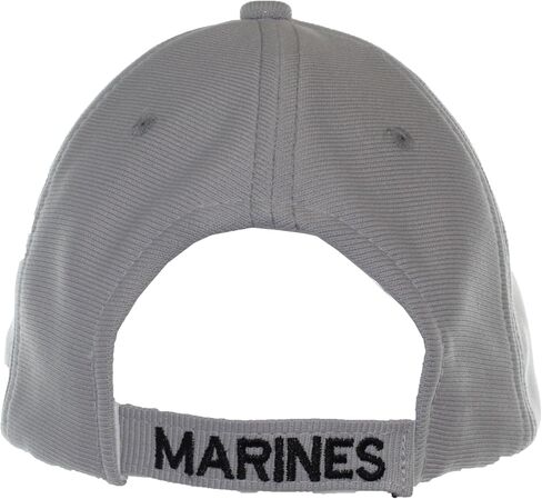 U.S. Marine Corps Performance Baseball Cap, Grey, Adjustable Fit, Military Style in Kuwait
