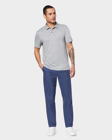 32 DEGREES Cool Men Classic Slim Fit Quick-Dry Active Golf Polo، صبغة فضاء رمادية جوية، مقاس كبير in Kuwait