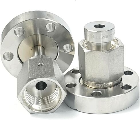 CF16 To 1/4" VCO Female Male Coupler Adater SUS316L Stainless Steel Pipe Fitting Connector Water Gas Oil(CF16 To 1 2 VCO F) in Kuwait