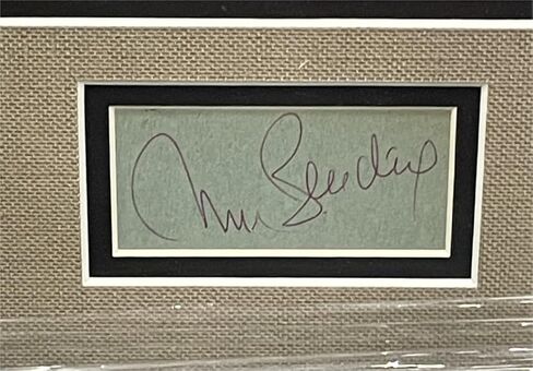 William Bendix Signed Autographed Framed Cut The Babe Ruth Story JSA AA84482 in Kuwait