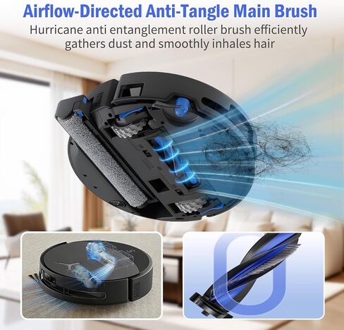 Replacement parts for ECOVACS DEEBOT T90 Omni / T90 PRO Omni vacuum cleaners Accessories: 1 Main Brush, 1 Mop Roller Brush, 4 HEPA Filters, 6 Dust Bags, 4 Side Brushes, 1 Cleaning Brush, 1 Screwdriver in Kuwait
