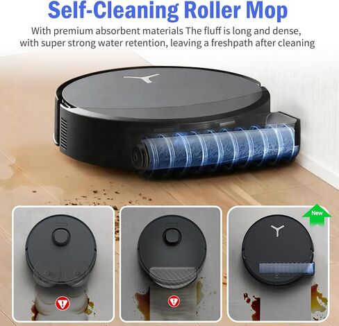 Replacement parts for ECOVACS DEEBOT T90 Omni / T90 PRO Omni vacuum cleaners Accessories: 1 Main Brush, 1 Mop Roller Brush, 4 HEPA Filters, 6 Dust Bags, 4 Side Brushes, 1 Cleaning Brush, 1 Screwdriver in Kuwait