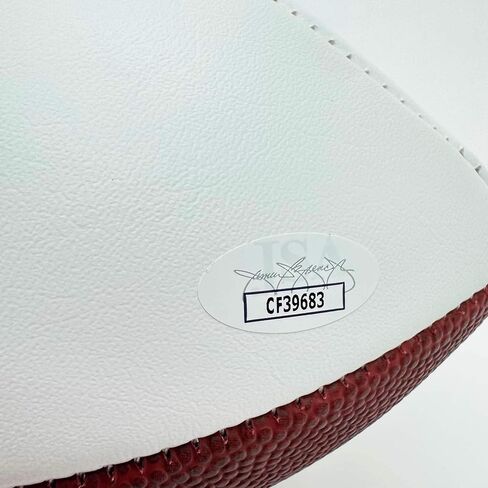 Autographed/Signed Devin Hester Chicago Bears Full Size F/S White Panel Logo Football JSA COA in Kuwait