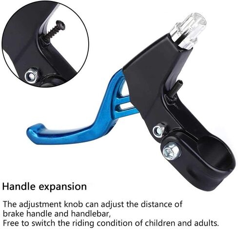 Diyeeni Bicycle Brake Lever, Aluminium Alloy Handlebar, Universal 2.2cm Bike Brake Handle for Most Bicycle, Road Bike, Mountain Bike (Blue) in Kuwait
