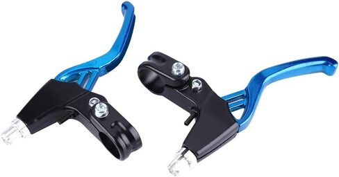 Diyeeni Bicycle Brake Lever, Aluminium Alloy Handlebar, Universal 2.2cm Bike Brake Handle for Most Bicycle, Road Bike, Mountain Bike (Blue) in Kuwait