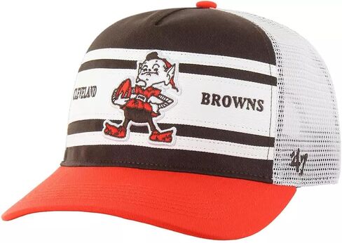 47 Men's Super Stripe Hitch Trucker Snapback Cap - NFL Mesh Pinched Crown Hat in Kuwait