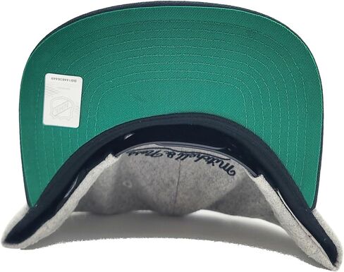 قبعة ميتشل آند نيس أنهايم داكس الجديدة NHL Retro Tailsweeper Melton Gray Black Era Snapback Hat in Kuwait