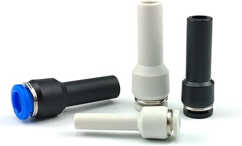 Tracheal Reducing Tube Plugs PGJ12-10-8-6-4 Variable Diameter Direct Pneumatic Connector 1Pcs(PGJ12-6(Black)) in Kuwait