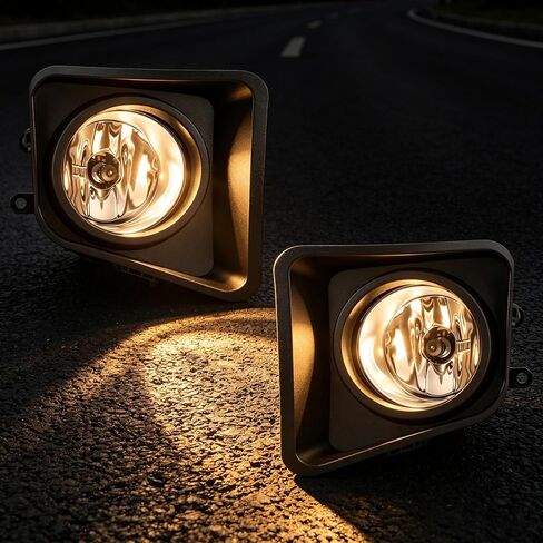 مصابيح الضباب LED لعام 2014 2015 2016 2017 2018 2019 2020 2021 Toyota Tundra، زوج واحد من مصابيح الضباب للقيادة الأمامية مع مفتاح سرج الأسلاك، عدسة شفافة in Kuwait