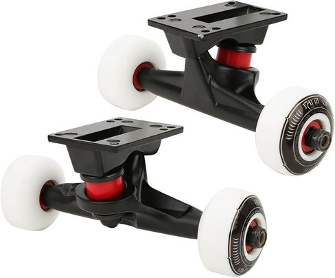 Skateboard Wheels Set, Include Skateboard Trucks, Wheels 52mm, Bearings, Pads, Hardware 1 Accessories Combination in Kuwait