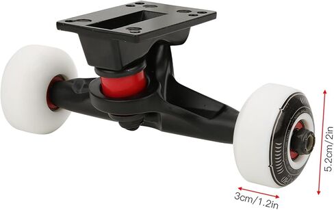 Skateboard Wheels Set, Include Skateboard Trucks, Wheels 52mm, Bearings, Pads, Hardware 1 Accessories Combination in Kuwait