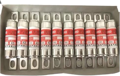 GANGPINWT 660V/690V RGS4A 80A 100A 125A 130A الدائرة الإلكترونية حماية الزائد السيراميك بولت متصل وصلة الصمامات التمثيل (250A، 690V) in Saudi Arabia