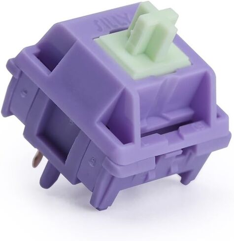 Sillyworks HMX Hyacinth V2 Switch, 5Pin Linear Pre-Lubed Switch for Custom Mechanical Keyboard(V2U,70PCS) in Kuwait