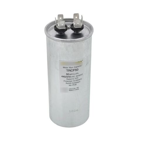 مكثف تشغيل المحرك الدائري TRCF50 50 MFD (440/370 فولت) لاستبدال جزء Titan Pro من الشركة المصنعة للمعدات الأصلية الأصلية (OEM) in Kuwait