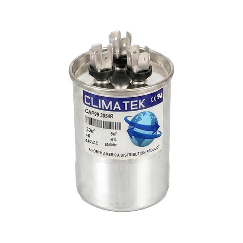 مكثف دائري ClimaTek يحل محل Ruud # 43-101665-60 | 30/5 فائق التوهج MFD، 370/440 فولت تيار متردد، تشغيل مزدوج in Kuwait
