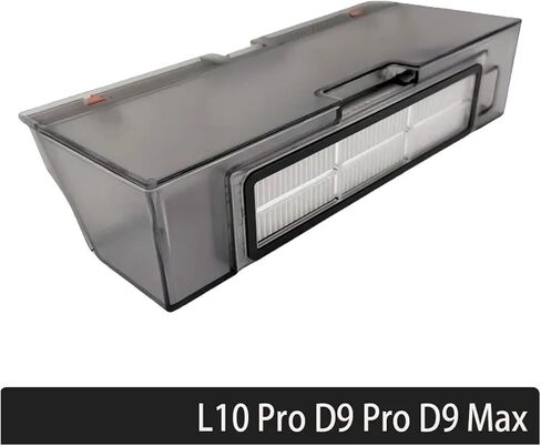 قطع غيار صندوق الغبار، متوافقة مع Dreame Bot L10 Pro & D9 / D9 Pro / D9 Max جهاز آلي لتنظيف الأتربة ملحقات صندوق الغبار in Kuwait