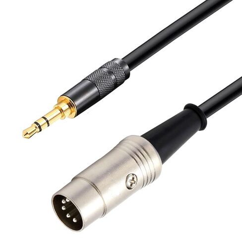 5-DIN midi Male to 3.5mm Male TRS Audio Cable 3.5mm TRS to midi Type a Adapter-3.3feet(1meter) in Saudi Arabia