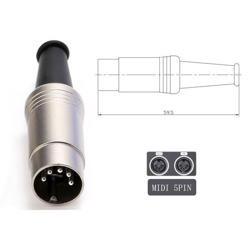 5-DIN midi Male to 3.5mm Male TRS Audio Cable 3.5mm TRS to midi Type a Adapter-3.3feet(1meter) in Saudi Arabia