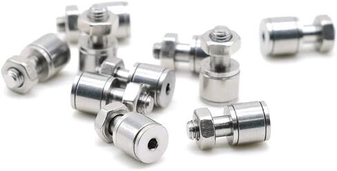 10 قطعة CFS2.5V مسمار نوع كام أتباع محامل M2.5x5x9.5mm SUS304 الفولاذ الأسطوانة المسار تحمل KR5 أجزاء المحرك in Kuwait
