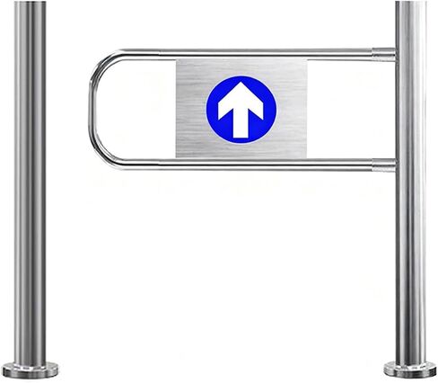 Automatic Rebound One-Way Entrance Swing Gate, Zero Power Safety Door for Commercial Spaces in Kuwait