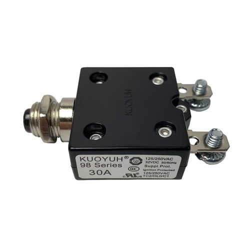 جديد 30A أمبير زر قاطع الدائرة الحرارية 32VDC 125-250VAC 30A 50-60 هرتز للمولد in Kuwait