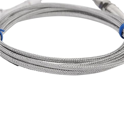 20cm Stainless Steel Probe Tube Temperature Sensor Thermocouple K Type with Wire Cable for Temperature Controller Regulator | Cable length 3m in Saudi Arabia