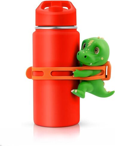 Tumbler Hugger Adjustable Strap Character Bottle Charm - Water Bottle Accessory for Kids, Cute Bottle Companion Fits Various Bottles Including Owala, Stanley & Hydro Flask - Capybara in Kuwait