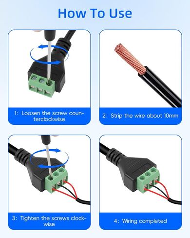 كابل ذكر XLR إلى كابل محول طرفي بدون لحام 3Pin، كابل محول طرفي XLR أنثى إلى 3Pin مع مفك براغي لمكبرات الصوت، معدات الصوت، الجيتارات، KTV، الاستوديوهات (زوج واحد) in Kuwait