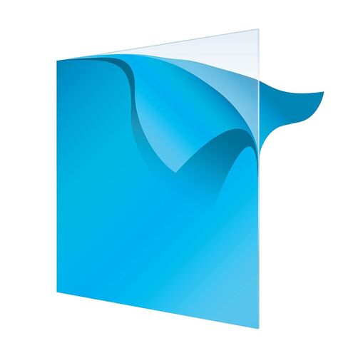 صفائح بلاستيكية شبكية شفافة من PETG مقاس 24 × 48 بوصة - سُمك 30 مل (0.030 بوصة/0.76 مم) للأعمال اليدوية ومشروعات العرض والحرف اليدوية in Kuwait