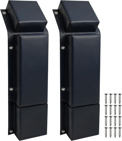 Boat Dock Bumper Guards, Marine Boat Bumpers for Docking, Dock Fender Bumper for Straight Edge or Corner, Vertical or Horizontal Mounting Pier Fenders with Screws Black in Kuwait